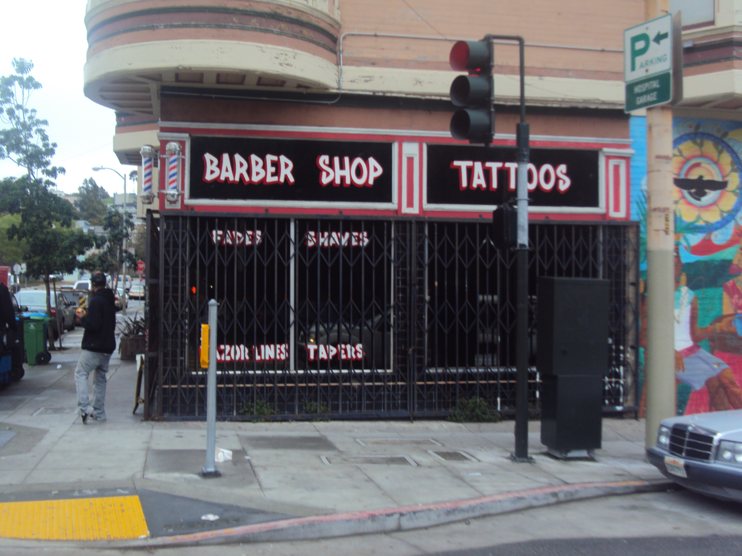 There are many tattoo shops in